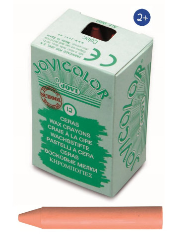 CERAS JOVICOLOR SALMÓN 12 ceras