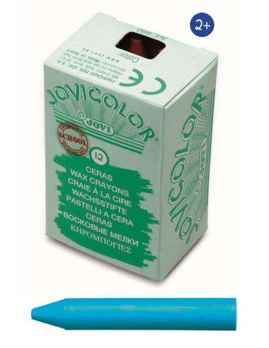 CERAS JOVICOLOR AZUL CLARO 12 ceras