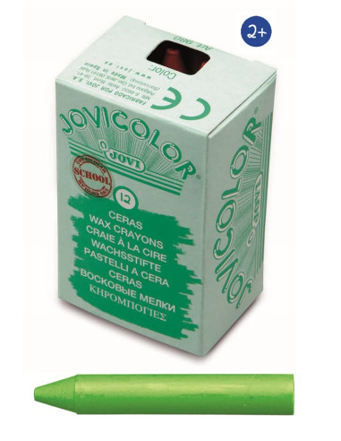 CERAS JOVICOLOR VERDE CLARO 12 ceras