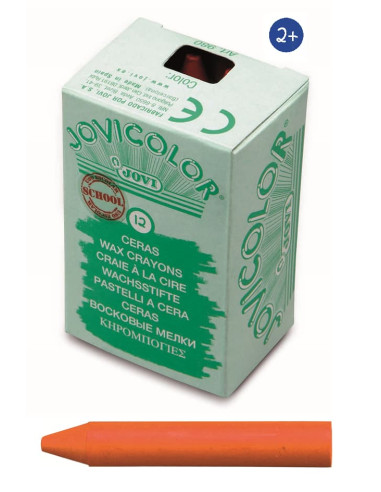 CERAS JOVICOLOR NARANJA 12 ceras