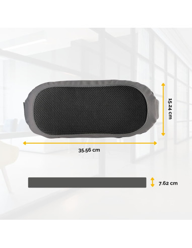 COJÍN LUMBAR FELLOWES SPIRE SERIES™ GRIS