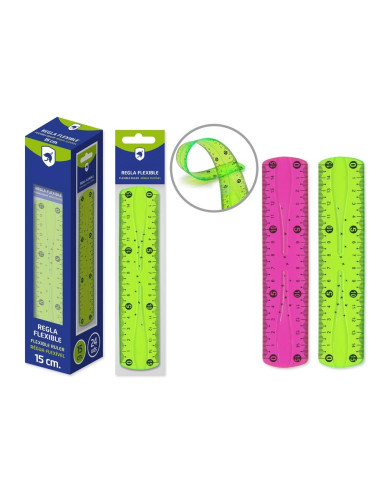 REGLA FLEXIBLE 15 cm