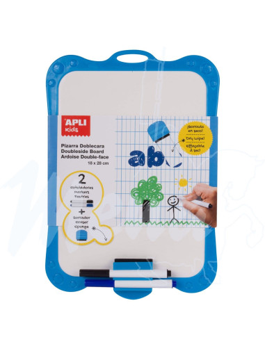 PIZARRA BLANCA APLI CON BORRADOR 28 x...