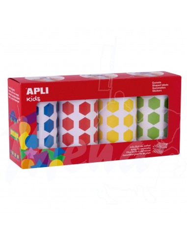 GOMETS APLI SET 4 ROLLOS HEXÁGONOS 20...