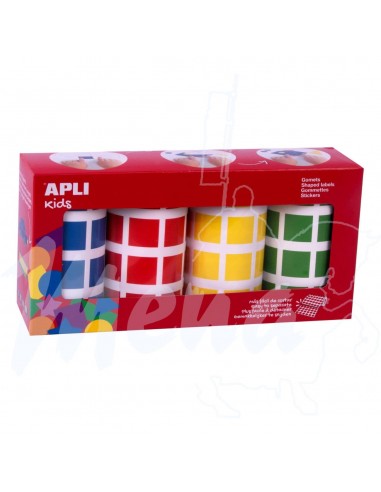 GOMETS APLI SET 4 ROLLOS CUADRADOS 20...