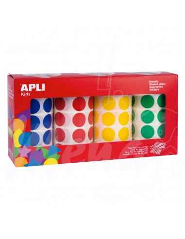 GOMETS APLI SET 4 ROLLOS CIRCULOS Ø...