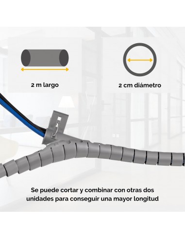 ORGANIZADOR CABLES FELLOWES PLATA
