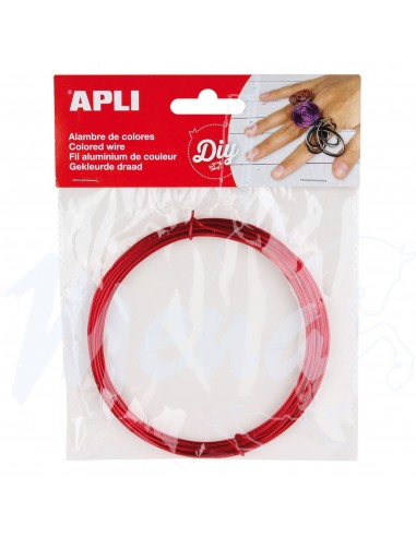 ALAMBRE APLI 1,5 mm x 5 m ROJO