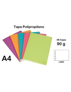 LIBRETA RCA A4 PP 48 h LISO