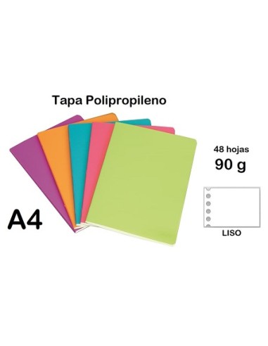 LIBRETA RCA A4 PP 48 h LISO