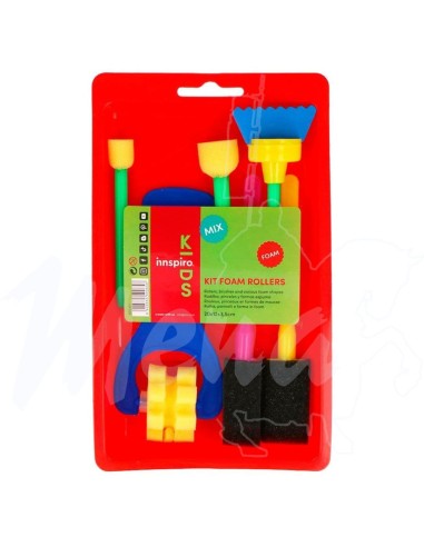 SET RODILLOS Y PINCELES BANDEJA