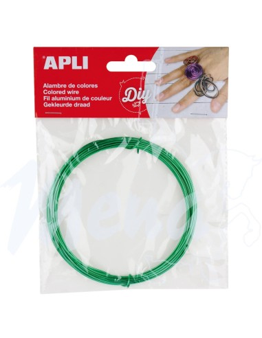 ALAMBRE APLI 1,5 mm x 5 m VERDE