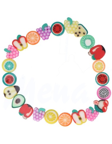 CUENTAS FRUTAS POLIMÉRICA 10 mm 50 Ud