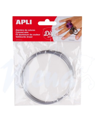 ALAMBRE APLI 1,5 mm x 5 m PLATA