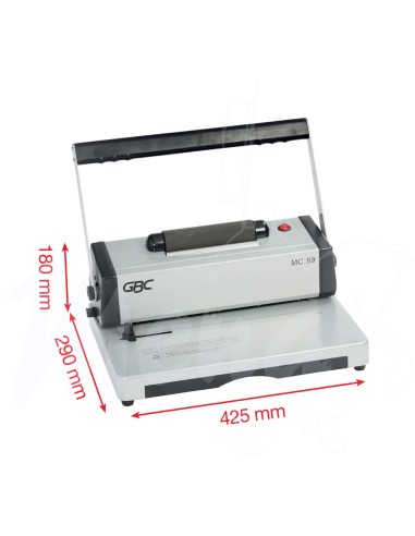 ENCUADERNADORA GBC ESPIRAL METALICA MC59