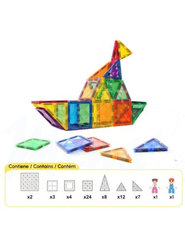 CONSTRUCCIÓN MAGNETIC 60 PIEZAS