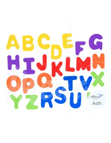 LETRAS MAYUSCULAS GOMA EVA ADHESIVAS...
