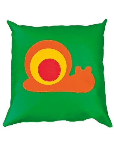 COJÍN CUADRADO CARACOL 45 x 45 cm.