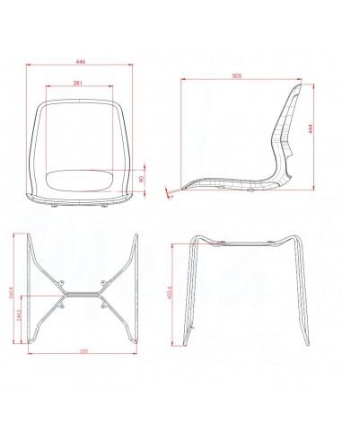 SILLA JUN CANTILEVER OYSTERN WHITE