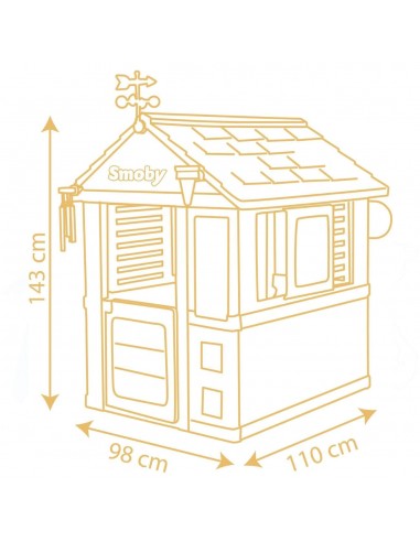 CASITA SMOBY 4 ESTACIONES