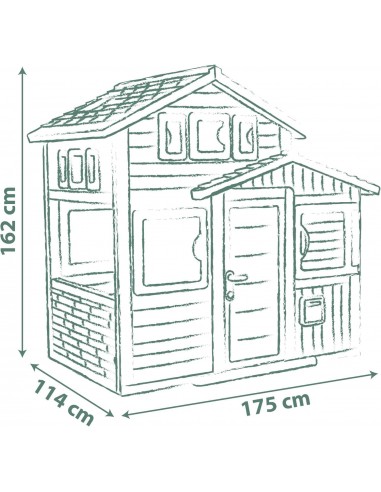 CASA EVO SMOBY FRIENDS HOUSE