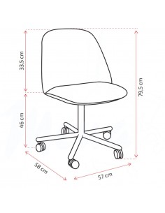 SILLA GIA CON RUEDAS BEIGE... 2