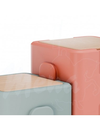 ASIENTO MODULAR PIE SLATE GRAY