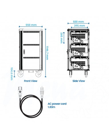 CARRO 30 DISPOSITIVOS CARGA RAPIDA