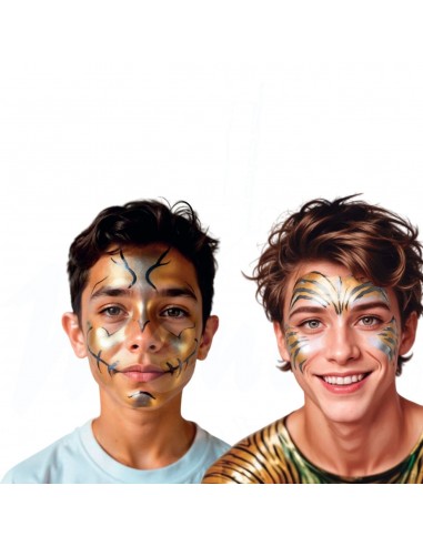 MAQUILLAJE FACE STICK ALPINO ORO Y PLATA