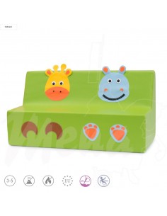 SOFÁ DOBLE HIPOPÓTAMO y...