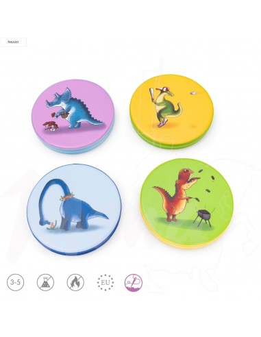 COJUNTO 4 COJINES DINOSAURIOS