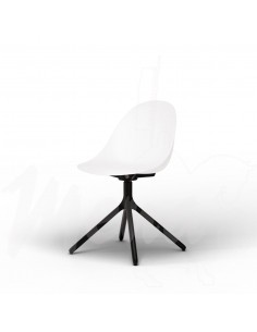 SILLA HIRO ESTRELLA PURE WHITE