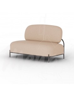 SOFA YOKO 2 PLAZAS LINEN WHITE