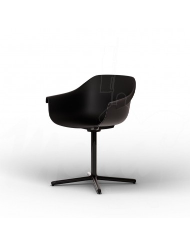 SILLA SAKI ESTRELLA CHARCOAL BLACK