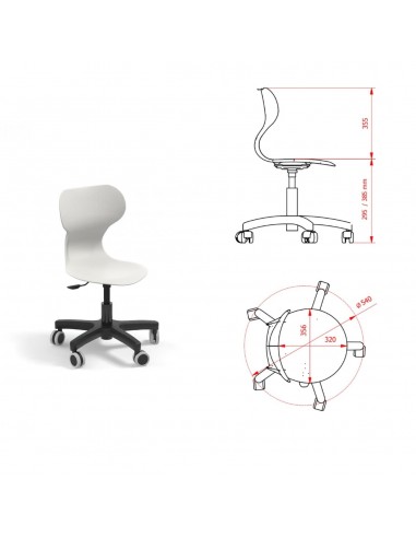 SILLA MIA MINI LIFT OCRE