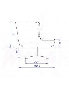 BUTACA MANNY TERRACOTA BLOOM 2