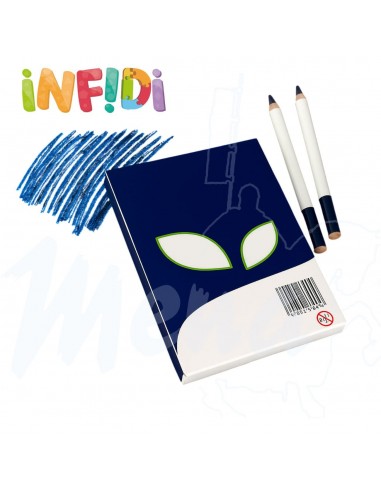 LÁPIZ PIZARRA BLANCA AZUL 12 uds