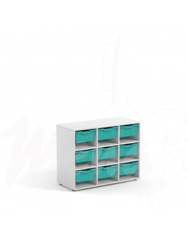 ARMARIO MERIT CON 9 CUBETAS GRANDES...