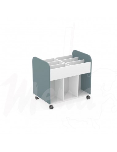 CARRO LIBRERÍA DAN AZUL NAVY