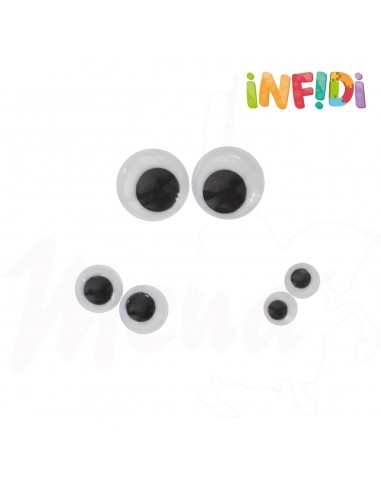 OJOS MOVILES ADHESIVOS 150 uds SURTIDOS