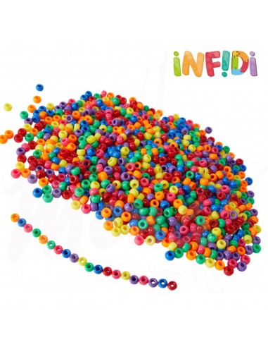 ABALORIOS PLÁSTICO OPACOS 1000 uds.