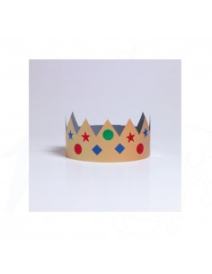 CORONAS METALIZADAS ORO 10 uds