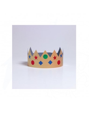 CORONAS METALIZADAS ORO 10 uds