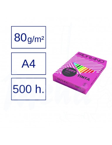PAPEL A4 80 g 500 h. FUCSIA