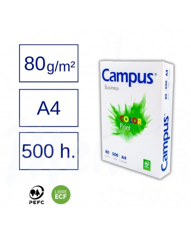 PAPEL A4 CAMPUS 80 g. 500 h.