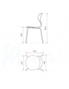 SILLA MIA CANTILEVER TALLA... 2
