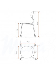 SILLA MIA CASTORS TALLA 5... 2