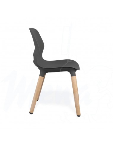 SILLA JUN WOOD GRAPHITE BLACK