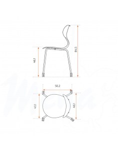 SILLA MIA CASTORS TALLA 6... 2