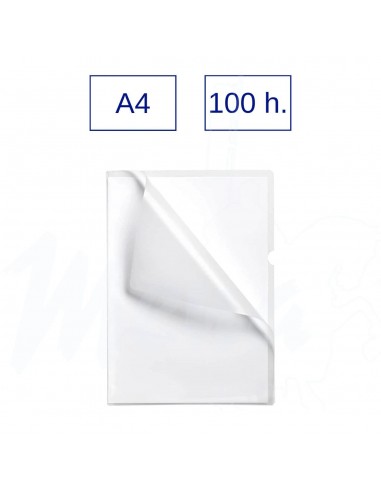 DOSSIER UÑERO A4 PP TRANSPARENTE 100 uds